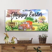 Load image into Gallery viewer, Family Happy Easter Sign