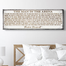 Load image into Gallery viewer, The Man In The Arena Sign VI
