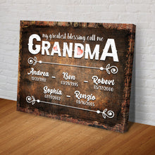 Load image into Gallery viewer, My Greatest Blessing Call Me Grandma Happy Mother's Day Sign II