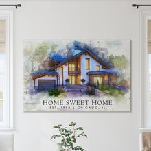 Load image into Gallery viewer, Home Sweet Home Watercolor Sign II