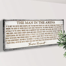 Load image into Gallery viewer, The Man In The Arena Sign VI