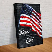 Load image into Gallery viewer, Psalm 33:12 - Blessed Is The Nation Sign