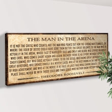 Load image into Gallery viewer, The Man In The Arena Sign V