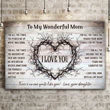 Load image into Gallery viewer, To My Wonderful Mom Happy Mother's Day Sign