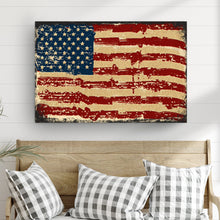 Load image into Gallery viewer, American Flag Canvas Wall Art