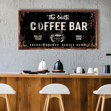 Load image into Gallery viewer, Coffee Bar Sign IV