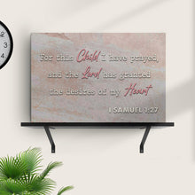Load image into Gallery viewer, 1 Samuel 1:27 - For This Child I Have Prayed Sign