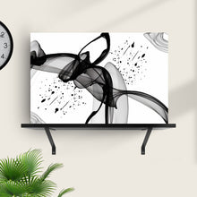 Load image into Gallery viewer, Minimalist Black Abstract Canvas Wall Art