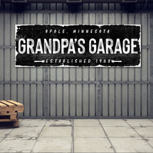Load image into Gallery viewer, Grandpa Garage Sign II