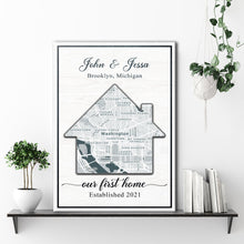 Load image into Gallery viewer, Home Map Sign