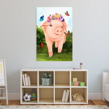 Load image into Gallery viewer, The Most Adorable Pig Canvas Wall Art