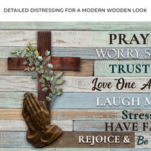 Load image into Gallery viewer, Trust God Love One Another Sign