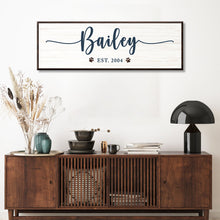 Load image into Gallery viewer, Pet Name Sign II