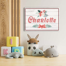 Load image into Gallery viewer, Flower Kids Room Sign