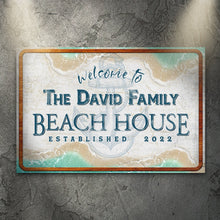 Load image into Gallery viewer, Welcome To Family Beach House Sign II