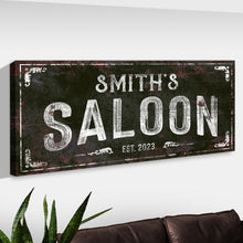 Load image into Gallery viewer, Family Saloon Vintage Sign