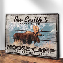 Load image into Gallery viewer, Moose Camp Sign