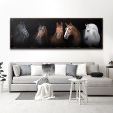 Load image into Gallery viewer, A Family Of Horses Canvas Wall Art