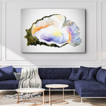 Load image into Gallery viewer, Oyster Watercolor Canvas Wall Art