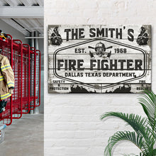 Load image into Gallery viewer, Fire &amp; Rescue Fire Fighter Sign