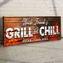 Load image into Gallery viewer, Grill And Chill Sign II
