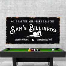 Load image into Gallery viewer, Billiards Room Sign