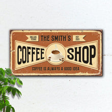 Load image into Gallery viewer, Coffee Shop Sign IV