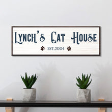 Load image into Gallery viewer, Cat House Sign