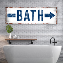 Load image into Gallery viewer, Bath Arrow Sign