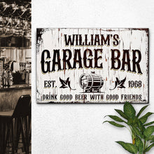 Load image into Gallery viewer, Garage Bar Rustic Wood Sign