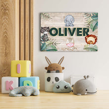 Load image into Gallery viewer, Safari Kids Room Sign