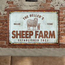 Load image into Gallery viewer, Sheep Farm Sign III