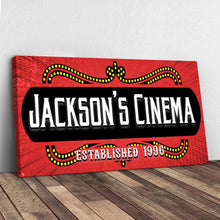 Load image into Gallery viewer, Family Cinema Sign III