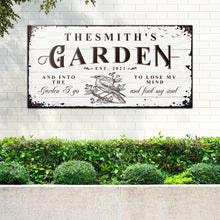 Load image into Gallery viewer, Family Garden Sign