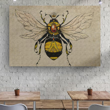 Load image into Gallery viewer, Vintage Queen Bee Canvas Wall Art