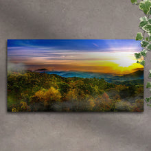 Load image into Gallery viewer, Foggy Mountain At Sunrise Canvas Wall Art