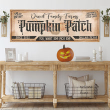 Load image into Gallery viewer, Family Farms Pumpkin Patch Sign II