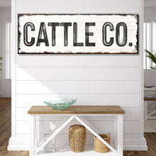 Load image into Gallery viewer, Cattle Co Sign