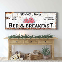 Load image into Gallery viewer, Christmas Bed &amp; Breakfast Sign