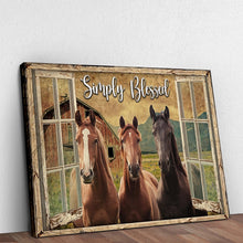 Load image into Gallery viewer, Simply Blessed Amazing Horse Farm Sign