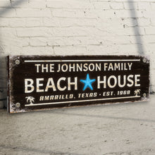 Load image into Gallery viewer, Family Beach House Sign III