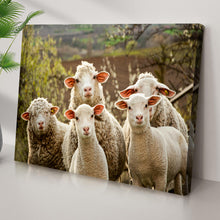 Load image into Gallery viewer, Curious Sheep Canvas Wall Art