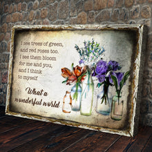 Load image into Gallery viewer, What A Wonderful World Sign VIII