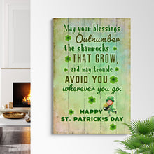 Load image into Gallery viewer, St. Patrick's Day Blessings Sign