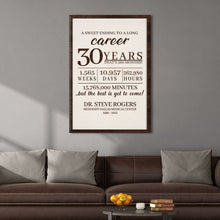 Load image into Gallery viewer, A Sweet Ending To A Long Career Sign