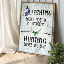 Load image into Gallery viewer, Fishing And Hunting Sign