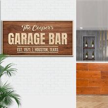 Load image into Gallery viewer, Rustic Garage Bar Wood Sign