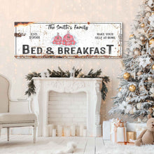 Load image into Gallery viewer, Christmas Bed &amp; Breakfast Sign