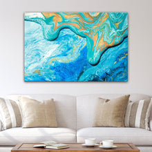 Load image into Gallery viewer, Abstract Sea Canvas Wall Art