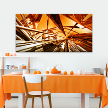 Load image into Gallery viewer, 3D Gold Metallic Lines Canvas Wall Art